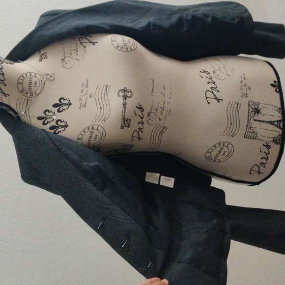 Jones New York Navy Multicolored Blazer (4) Like New, never worn - Picture 7 of 8